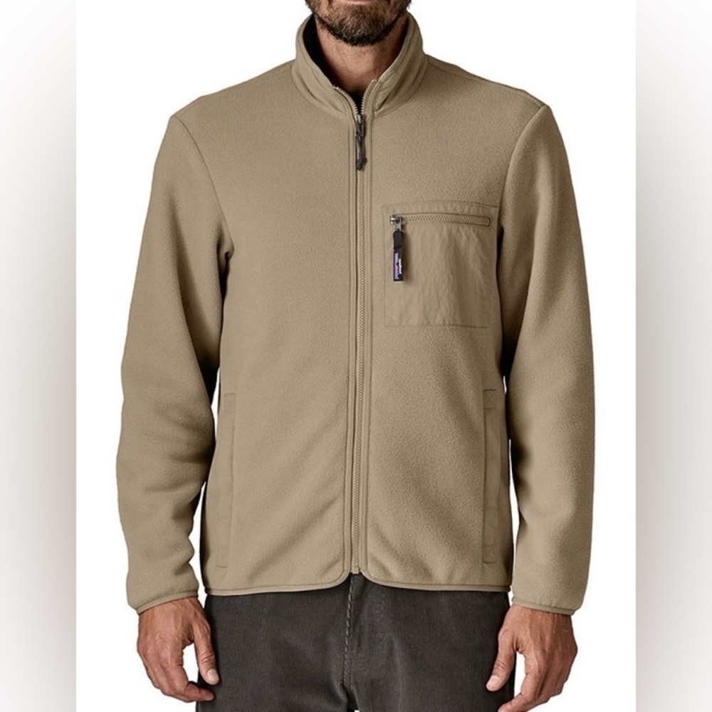 NWT Patagonia Men’s Synchilla Fleece Jacket • Sz M • Seabird Gray - Picture 2 of 10